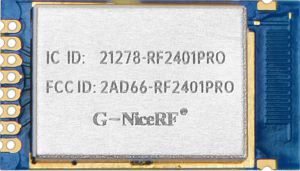 Módulo transmissor e receptor de 2,4 GHz RF2401Pro