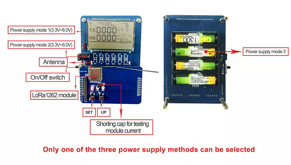 Introdução ao kit DEMO do módulo LoRa LoRa1262
