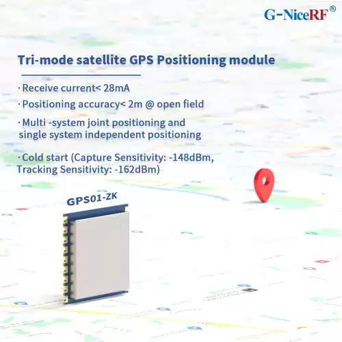 Novo: Baixa corrente, alta sensibilidade, alta precisão Tri-mode satélite Mini módulo GPS GPS01-ZK