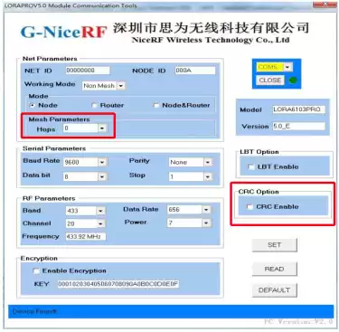 Aviso de atualização do módulo LoRa uart das séries LoRaPro e LoRaII