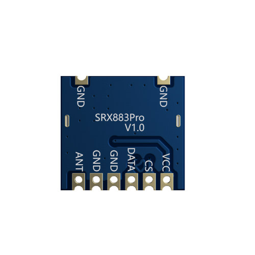 SRX883Pro: Módulo receptor super-heteródino de 433 MHz com certificação CE-RED