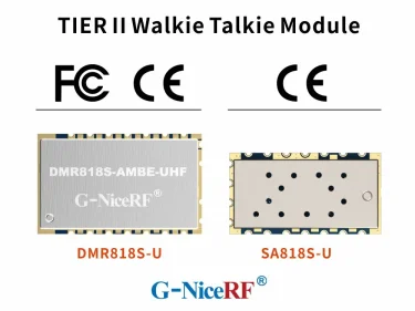 Módulos walkie-talkie DMR818S-U e SA818S-U obtiveram nova certificação