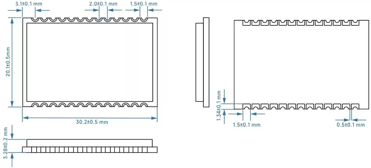 Módulo de intercomunicação full-duplex tamanho SA618F22 Módulo de intercomunicação full-duplex tamanho SA618F22