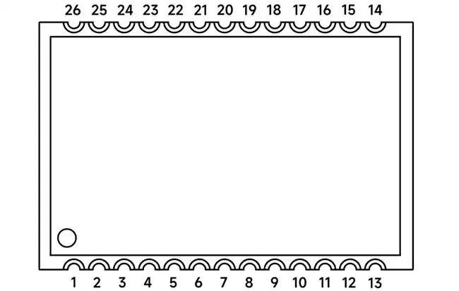 Definição de pinos do módulo de intercomunicação full-duplex SA618F22 Definição de pinos do módulo de intercomunicação full-duplex SA618F22