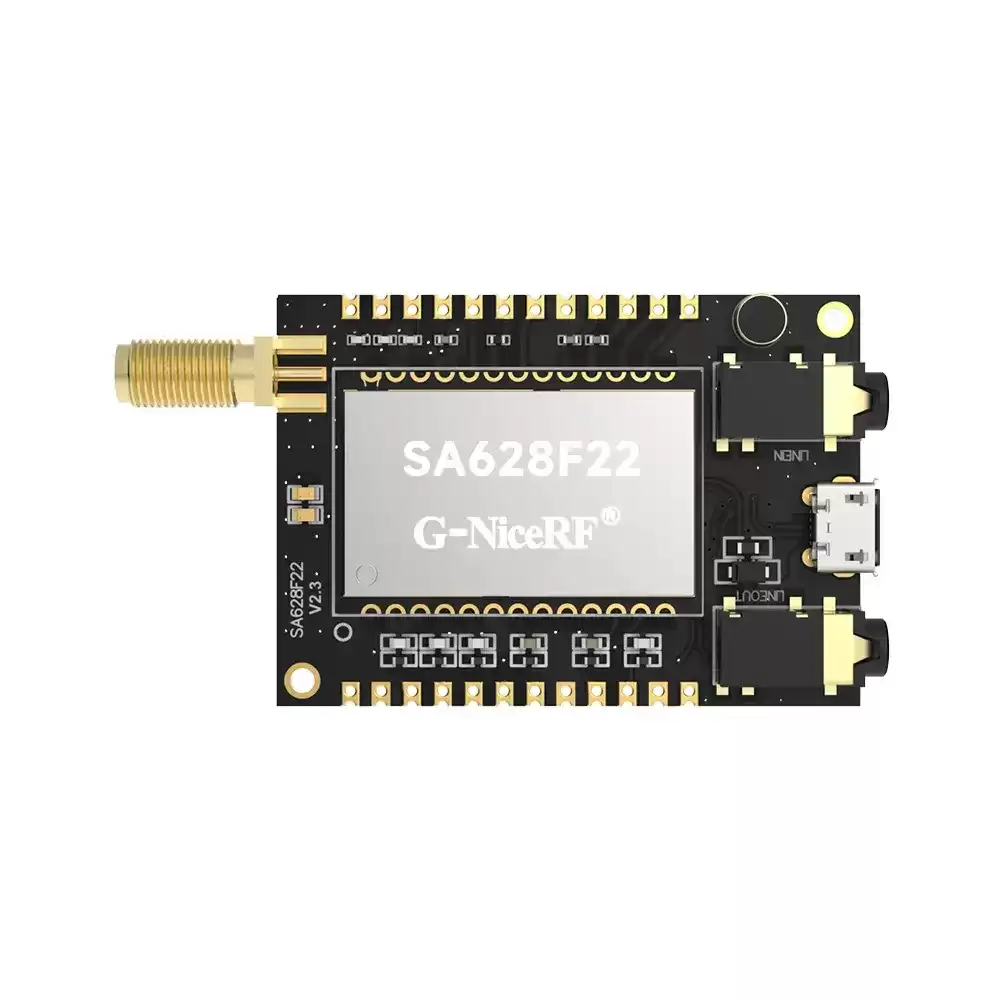 SA628F22: Módulo de áudio sem fio full duplex com taxa de amostragem de 8K