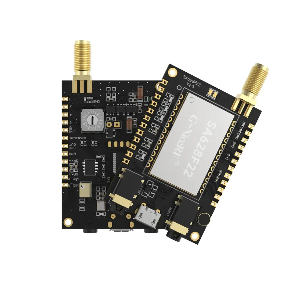 SA628F22: Módulo de áudio sem fio full duplex com taxa de amostragem de 16K