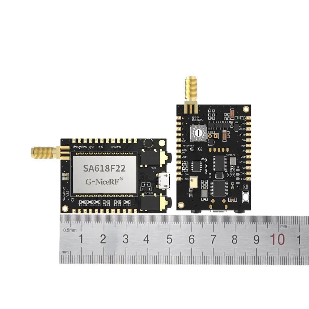 SA628F22: Módulo de áudio sem fio full duplex com taxa de amostragem de 16K