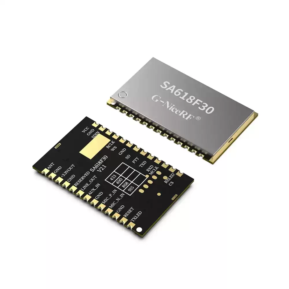 SA618F30: Módulo de áudio sem fio full duplex de longo alcance de 1 W com proteção ESD