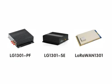 As diferenças entre LG1301-SE, LG1301-PF e LoRaWAN1301, três gateways LoRaWAN, são as seguintes: