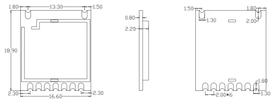 Módulo transceptor RF1