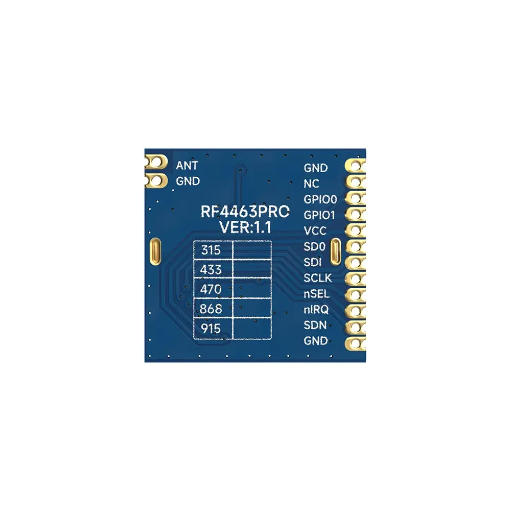 RF4463PRO-433: Si4463 433 MHz FCC ID e módulo frontal certificado CE-RED