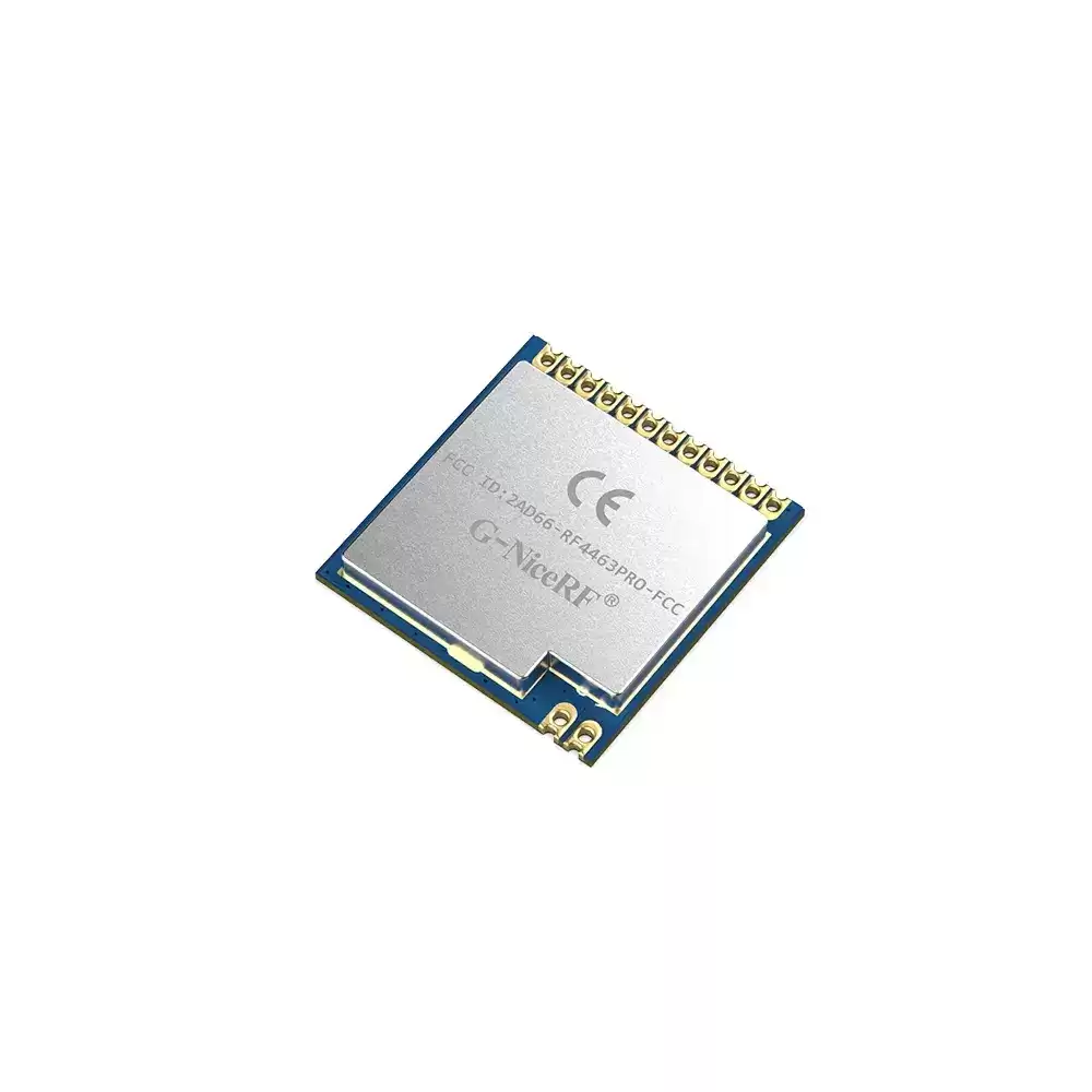 RF4463PRO-433: Módulo Front-end Si4463 433MHz com ID FCC e ID IC e certificação CE-RED
