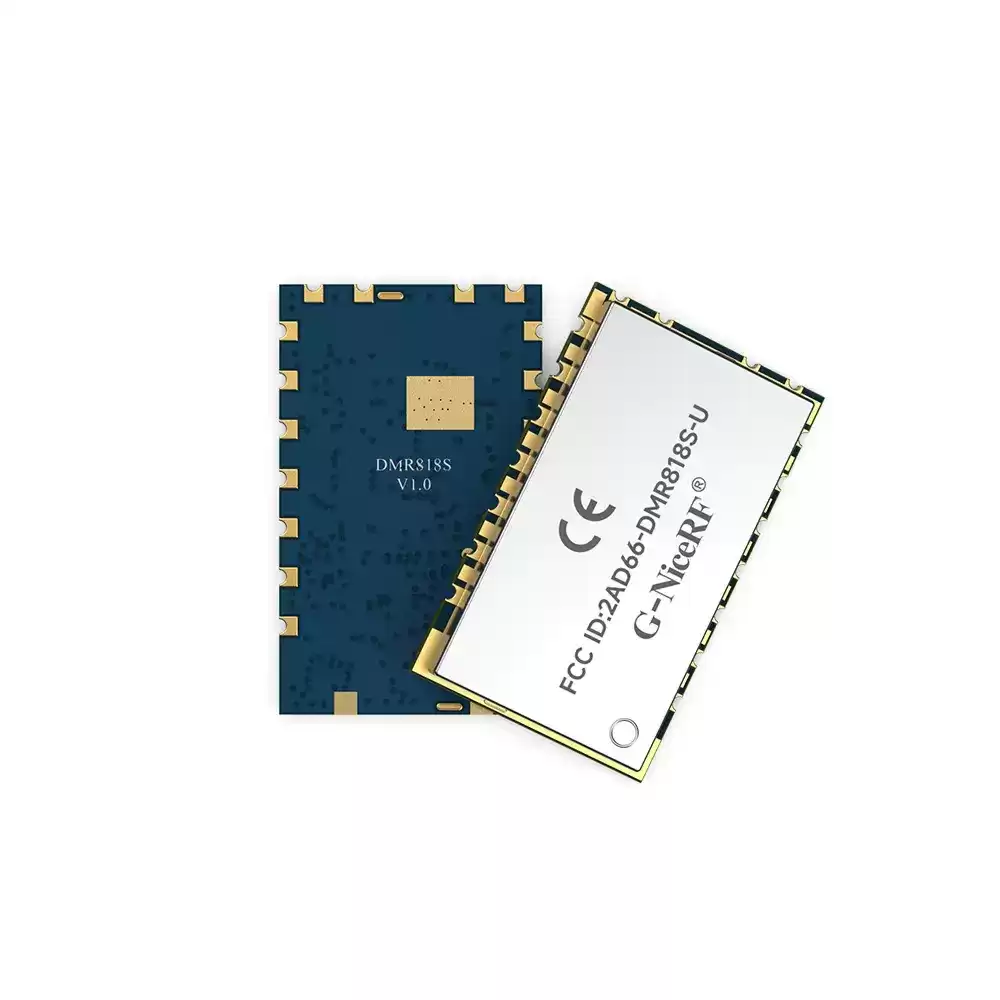 DMR818S-U: Módulo Walkie Talkie DMR Nível II AMBE++ com certificação FCC ID e CE RED