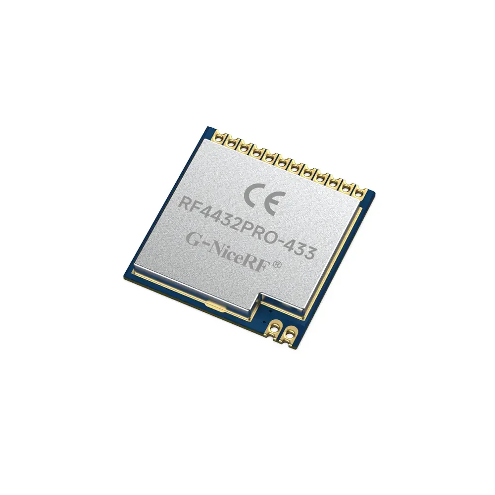 RF4432PRO: Módulo transmissor e receptor RF certificado Si4432 433 MHz CE-RED