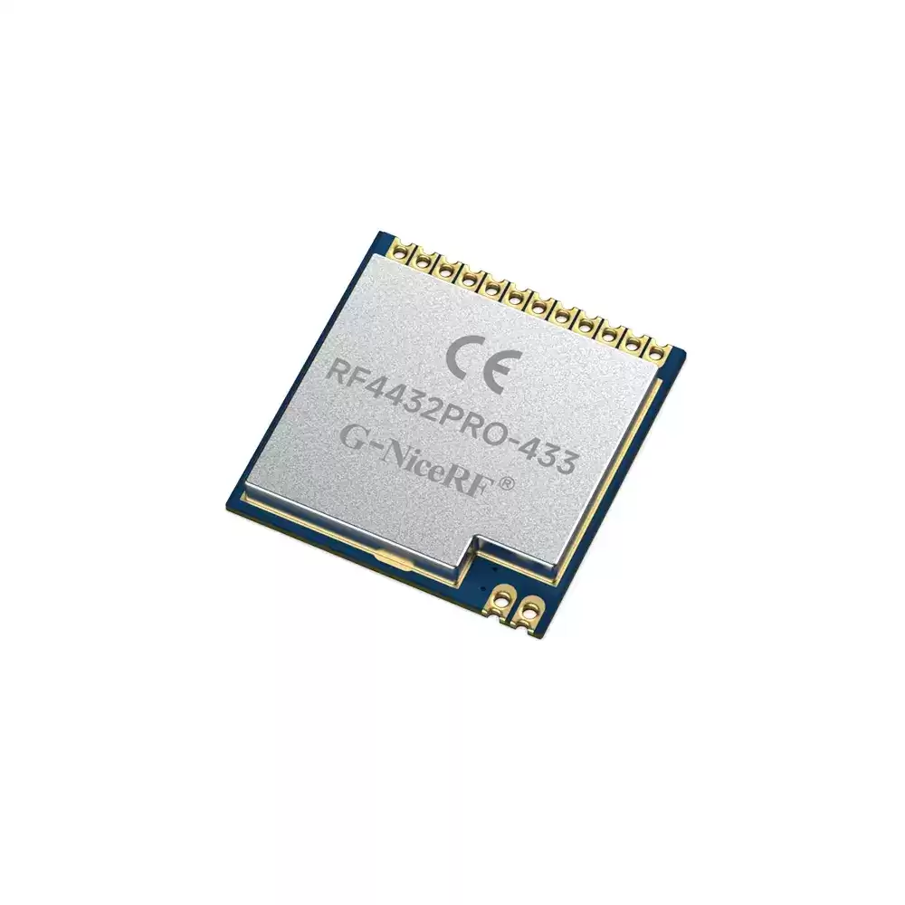 RF4432PRO: M&oacute;dulo transmissor e receptor RF Si4432 433 MHz com certifica&ccedil;&atilde;o CE-RED