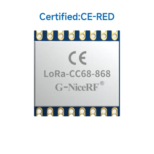 LoRa-CC68-868: Módulo LoRa baseado em LLCC68 com interface SPI aprovada pela CE-RED e proteção ESD