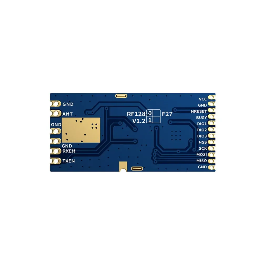 LoRa1280F27: SX1280 500mW FCC ID e módulo LoRa de 2,4 GHz com certificação CE-RED com alimentação de interface SPI