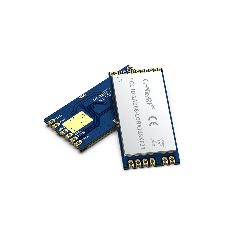 LoRa1280F27: SX1280 500mW FCC ID e módulo LoRa de 2,4 GHz com certificação CE-RED com alimentação de interface SPI