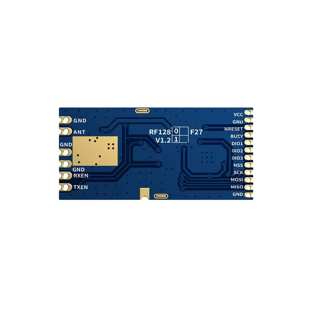 LoRa1281F27: Módulo LoRa de 2,4 GHz com certificação FCC e SX1281 500mW CE-RED e FCC com TCXO