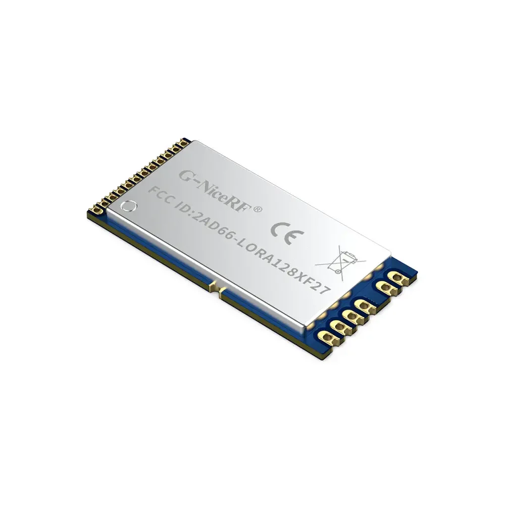 LoRa1281F27: Módulo LoRa de 2,4 GHz com certificação FCC e SX1281 500mW CE-RED e FCC com TCXO