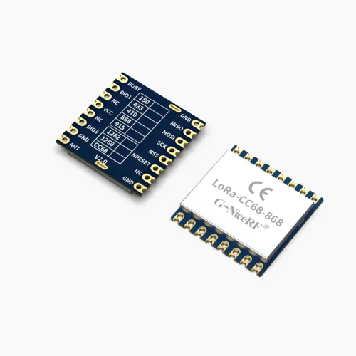 LoRa-CC68-868: Módulo LoRa baseado em LLCC68 com interface SPI aprovada pela CE-RED e proteção ESD