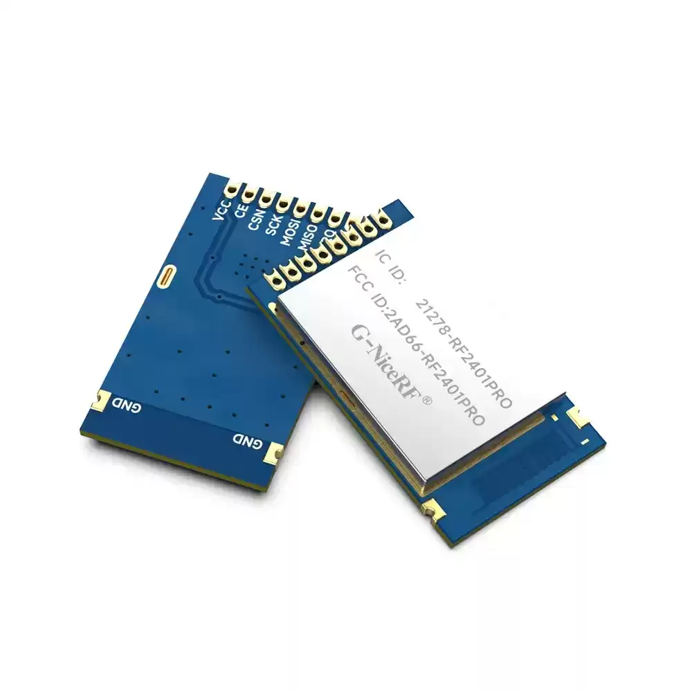 RF2401Pro: nRF24L01+ FCC ID e IC ID certificados 2,4 GHz com Nordic Original