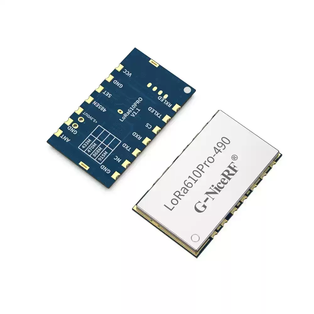 LoRa610Pro: Certificação KC/ANATEL Módulo UART LoRa de 100mW incorporado de tamanho pequeno com proteção ESD