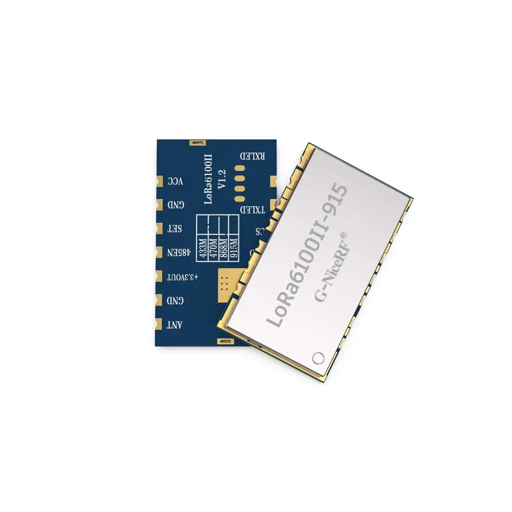 LoRa6100II: Módulo Uart LoRa de 2W com chip LLCC68 para rede de malha e proteção ESD