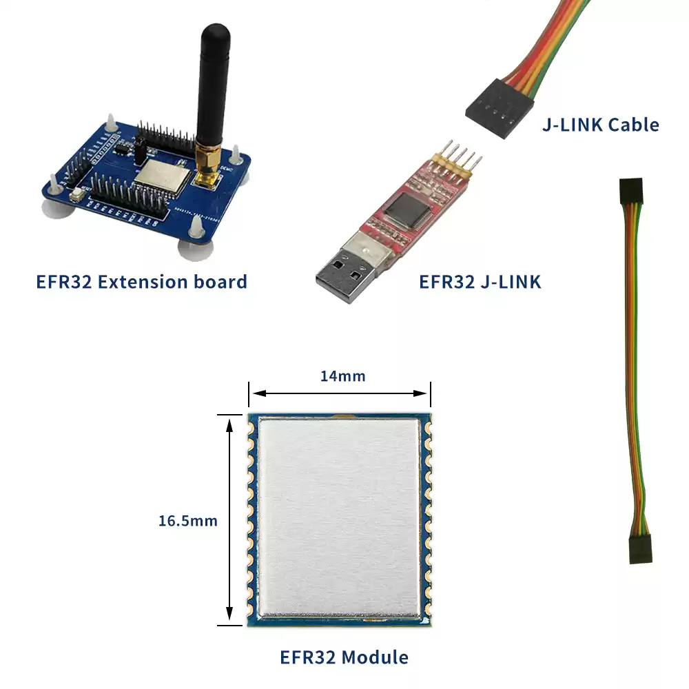 Módulo transceptor sem fio SOC EFR32