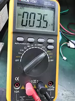 Corrente de sono medida