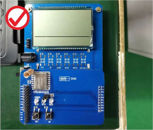 Exemplo de instalação correta de antena de mola