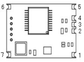 Definição de pinos da placa de demonstração do módulo de sensor digital Definição de pinos da placa de demonstração do módulo de sensor digital