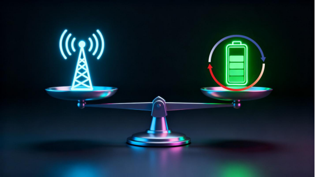 Uma balança mantém a capacidade de sinal de longo alcance do LoRa e sua longa duração de bateria em perfeito equilíbrio, representando a principal compensação de desempenho.