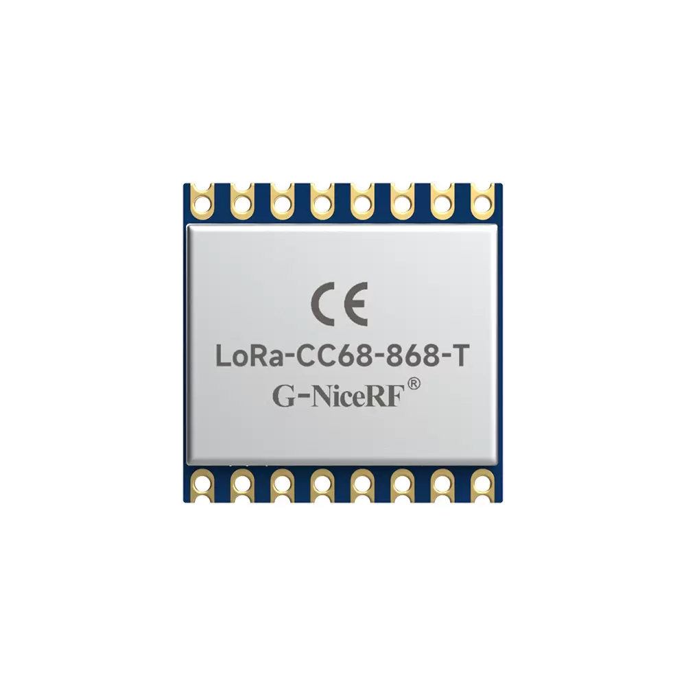 LoRa-CC68-868-T: M&oacute;dulo transceptor sem fio LLCC68 LoRa com certifica&ccedil;&atilde;o CE-RED e prote&ccedil;&atilde;o contra ESD