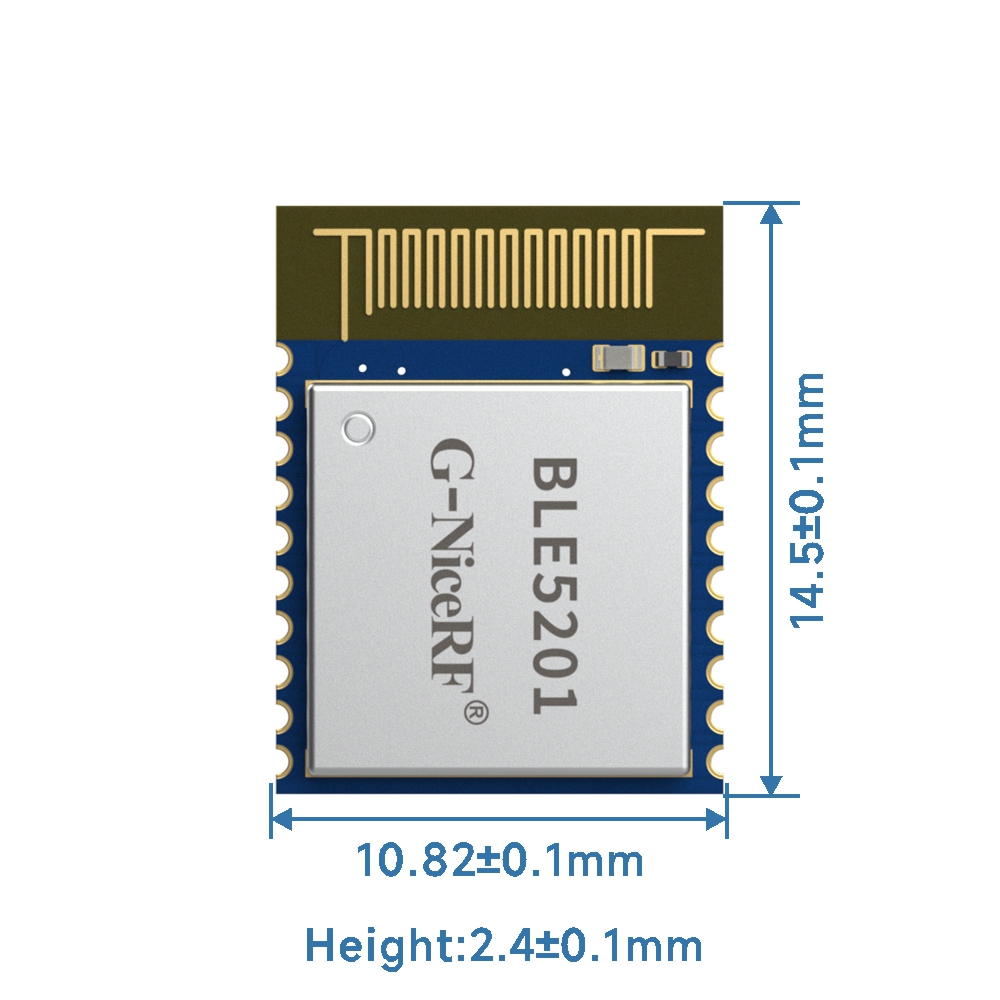 BLE5201: Chip de n&uacute;cleo Silabs BLE 5.2