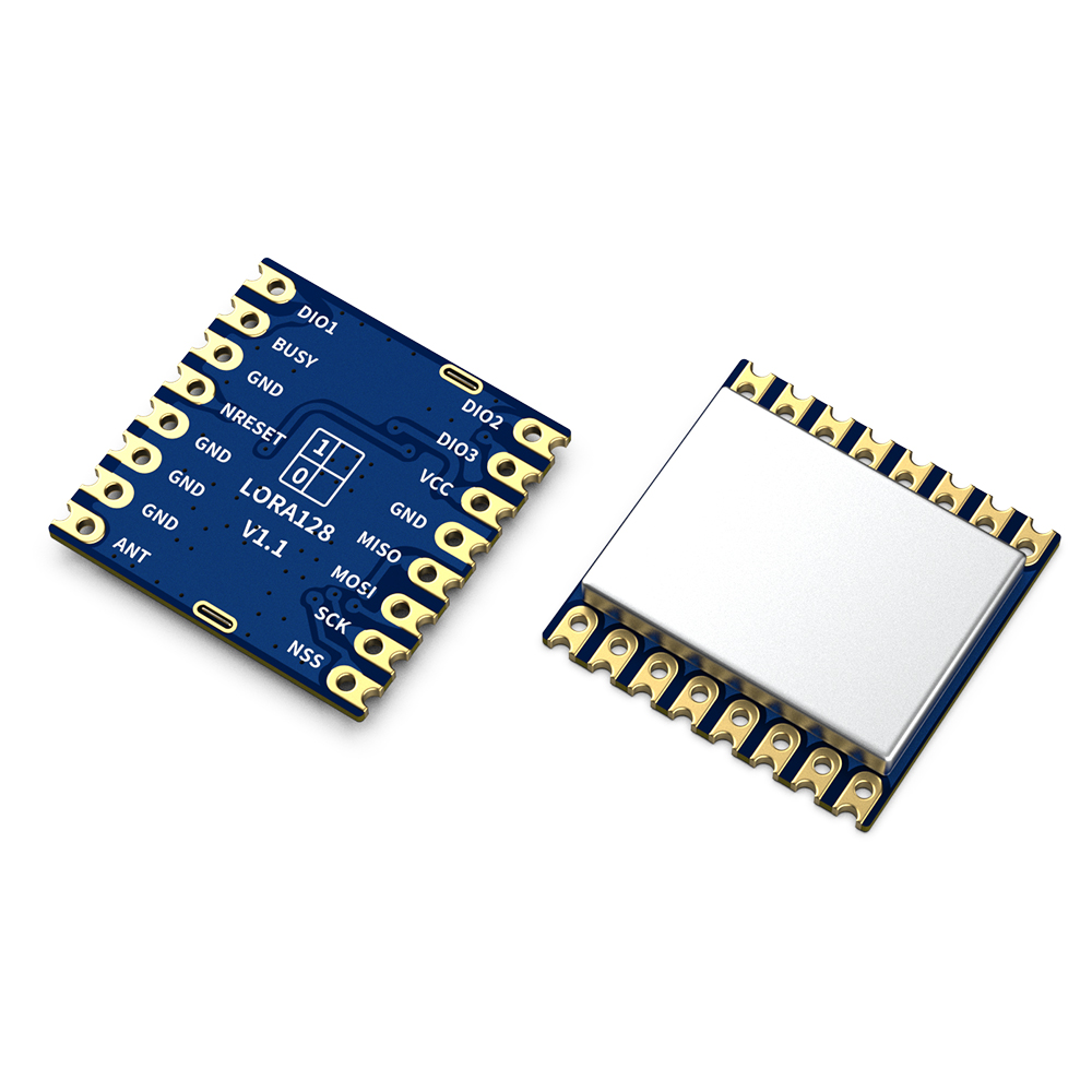 LoRa1280 e LoRa1281: M&oacute;dulos LoRa de 2,4 GHz usando SX1280 e SX1281 com prote&ccedil;&atilde;o ESD