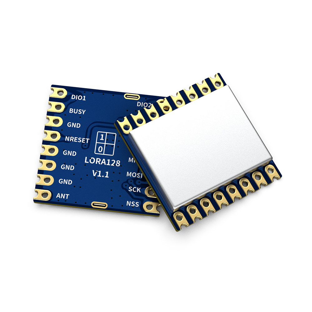 LoRa1280 e LoRa1281: M&oacute;dulos LoRa de 2,4 GHz usando SX1280 e SX1281 com prote&ccedil;&atilde;o ESD