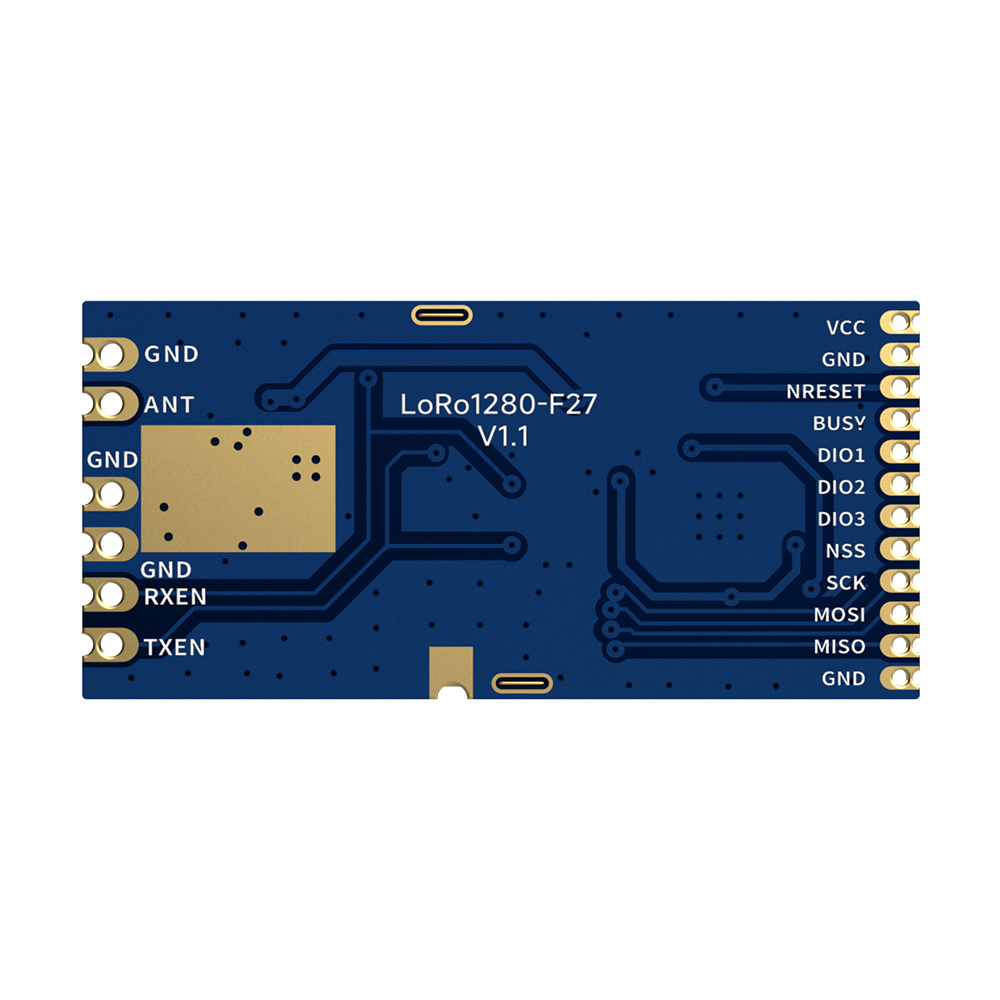 LoRa1280F27-TCXO: M&oacute;dulo RF de n&iacute;vel industrial SX1280 de 2,4 GHz