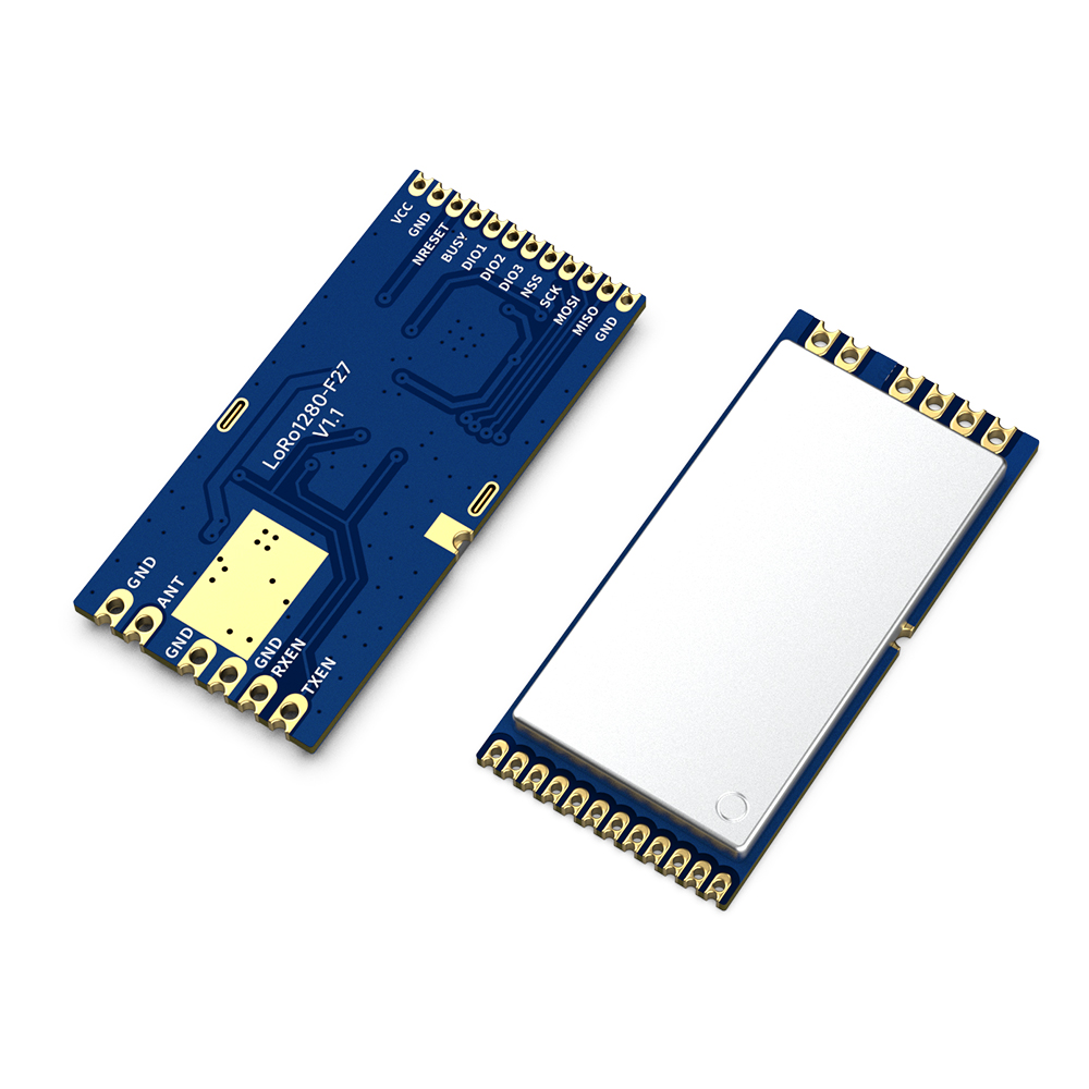LoRa1280F27-TCXO: M&oacute;dulo RF de n&iacute;vel industrial SX1280 de 2,4 GHz