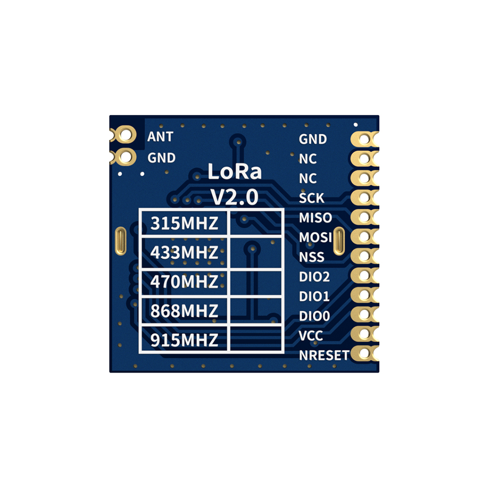 LoRa1276-915: M&oacute;dulo LoRa Front-end SX1276 de 915 MHz com certifica&ccedil;&atilde;o FCC ID