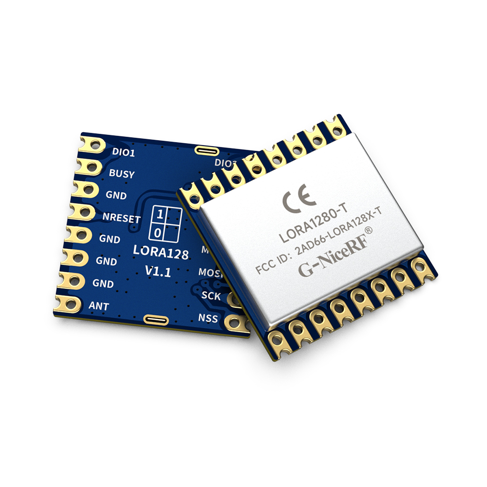 LoRa128X-T: M&oacute;dulo de alcance TCXO SX1280/SX1281 de 2,4 GHz com certifica&ccedil;&atilde;o FCC ID e CE-RED