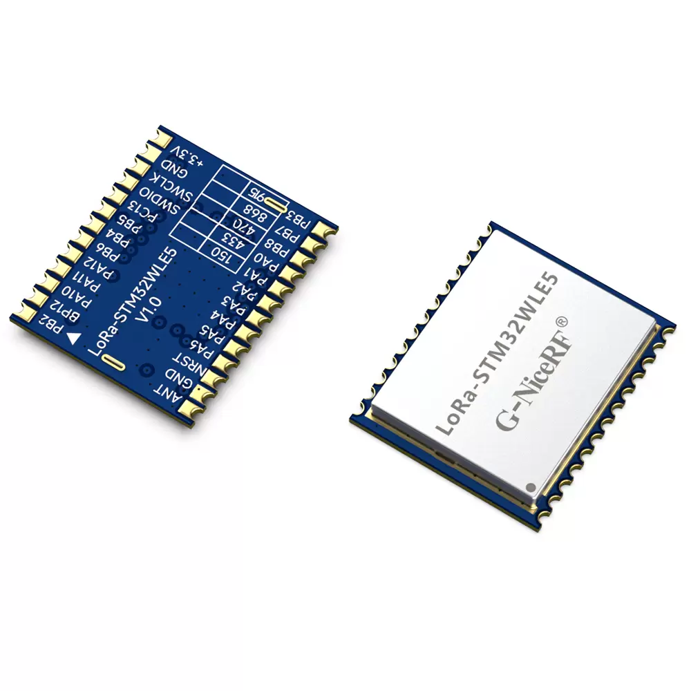 LoRa-STM32WLE5: M&oacute;dulo sem fio SOC com n&uacute;cleo ARM Cortex-M4 integrado de tamanho ultrapequeno