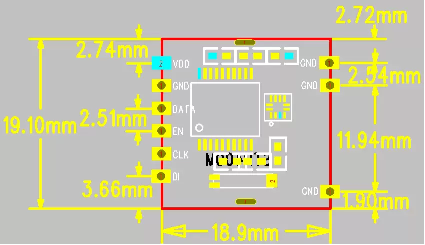 Dimensões mecânicas do STP400M