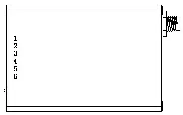 Definição de pinos do modem RF industrial SV6202 de 2 W