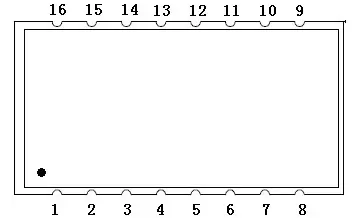 Definição de pinos dos módulos sem fio RF Uart de rede Mesh SV650