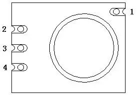 Definição de pinos do módulo de transmissão ASK STX882