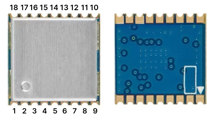 Definição do pino do módulo GPS GPS01