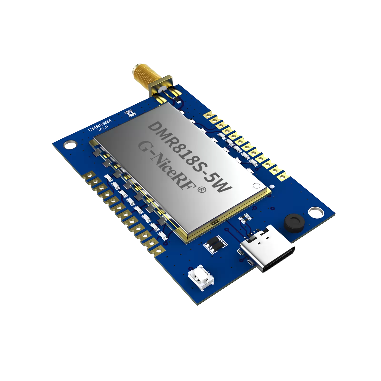 DMR858M: Walkie-Talkie DMR com Slot de Tempo Duplo Anal&oacute;gico-Digital Integrado de 5 W