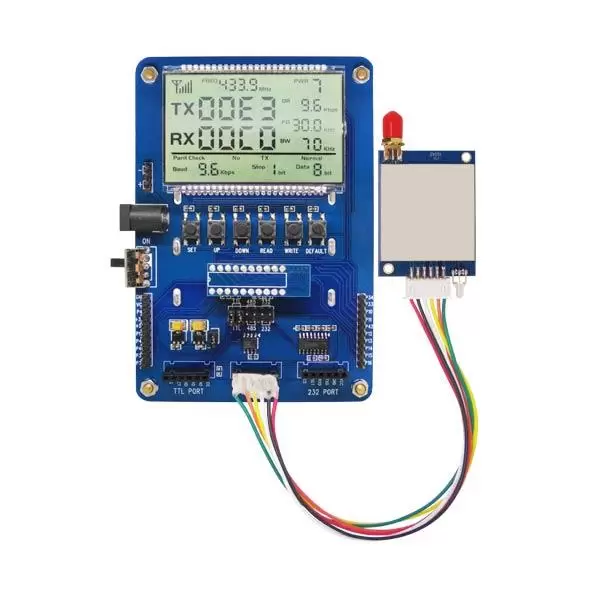Placa DEMO para m&oacute;dulo RF UART s&eacute;rie SV