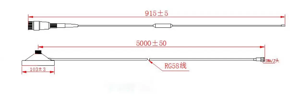 Tamanho da antena de sucção grande de alto ganho SW433-MAX-XPXM